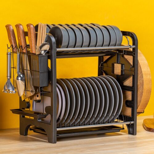 Stainless Steel Dish Storage Rack