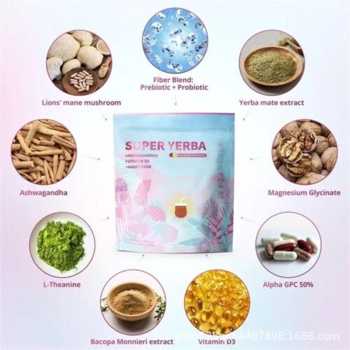 136B6F9B6513FB2F5F69727946B2D9FE.jpg Probiotic Instant Yerba Mate Electrolyte Powder