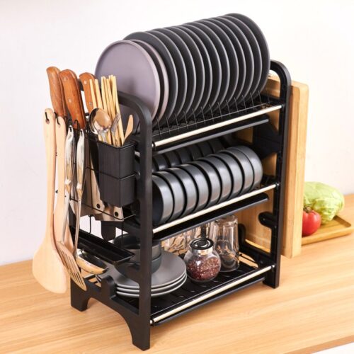 Stainless Steel Dish Storage Rack