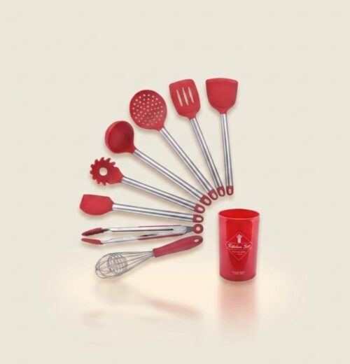 Stainless Steel Silicone Kitchen Utensil Set