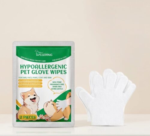 Pet Hair And Skin Gentle Cleaning Care Gloves